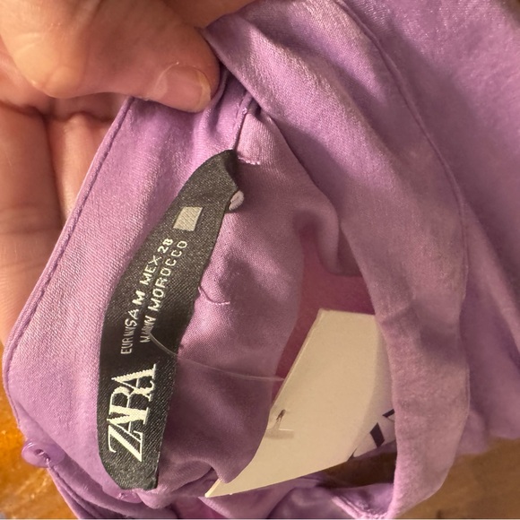 Elegant and  Classic  Lavender Mini Dress With A Twist of Edge - Picture 5 of 6